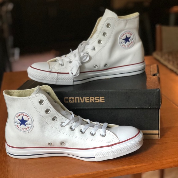 Converse Shoes - NIB Converse Leather High Tops